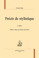 Précis de stylistique - Charles Bally