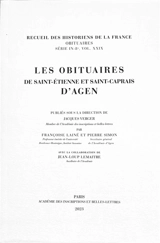 Les obituaires de Saint-Etienne et Saint-Caprais d'Agen