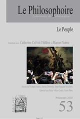 Philosophoire (Le), n° 53. Le peuple - Catherine Colliot-Thélène