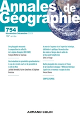 Annales de géographie, n° 753. Recherches sur projet et pratiques des chercheur.e.s en géographie