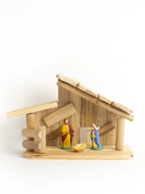 Étable crèche bois flotté - DOLFI