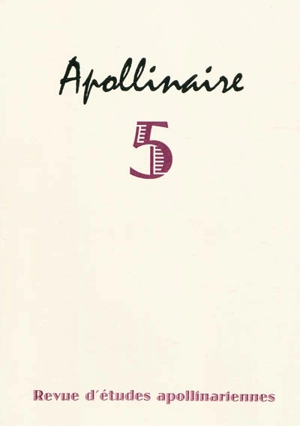 Apollinaire, n° 5