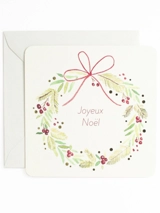 Carte simple « Joyeux Noël » - FLOW BY PAULINE Flow by Pauline