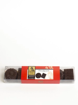 Réglette 30 pièces chocolat noir - 175g - ATELIERS DE L'ABBAYE Ateliers de l'Abbaye