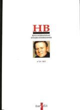 HB, revue internationale d'études stendhaliennes, n° 26. Stendhal : l'honneur dans tous ses états