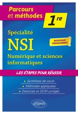 Spécialité NSI, numérique et sciences informatiques première : nouveaux programmes - David Legrand