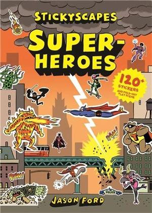 Stickyscapes Superheroes - Magma