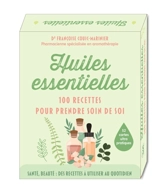 Huiles essentielles : 100 recettes pour prendre soin de soi : santé, beauté, des recettes à utiliser au quotidien, 52 cartes ultra pratiques - Françoise Couic-Marinier