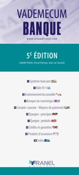 Le Vademecum de la banque - Jean-Luc Sarrazin
