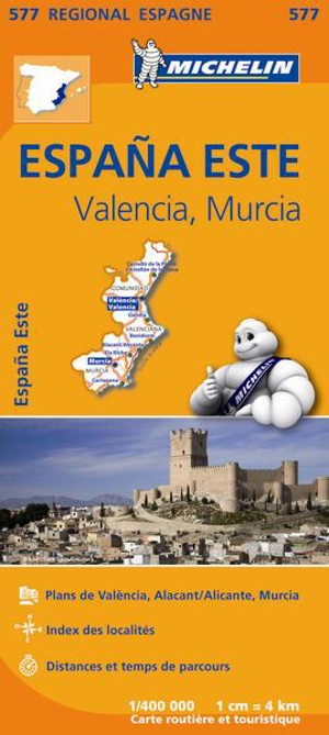 CARTE REGIONALE ESPAGNE EST : VALENCIA, MURCIA - Collectif
