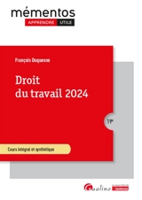 Droit du travail 2024 - François Duquesne
