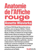 Anatomie de l'Affiche rouge - Annette Wieviorka