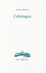 Cabotages - Gilles Ortlieb