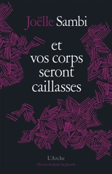 Et vos corps seront caillasses - Joëlle Sambi