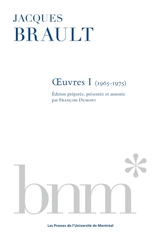 Œuvres I (1965-1975) - François Dumont