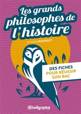 Les grands philosophes de l'histoire : des fiches pour réussir son bac - Sylvain Bosselet