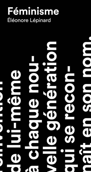 Féminisme - Eléonore Lépinard