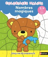 Coloriages malins : nombres magiques : 3-4 ans, PS - Catherine Serres