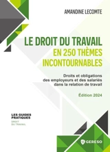 Le droit du travail en 250 thèmes incontournables : droits et obligations des employeurs et des salariés dans la relation de travail - Amandine Lecomte