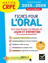 Fiches pour l'oral : tout pour réussir les épreuves de leçon et d'entretien : 2024-2025 - Anaëlle Cormier
