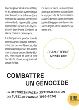 Combattre un génocide : un historien face à l'extermination des Tutsi du Rwanda (1990-2024) - Jean-Pierre Chrétien