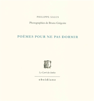 Poèmes pour ne pas dormir - Philippe Salus