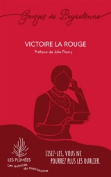 Victoire la rouge - Georges de Peyrebrune
