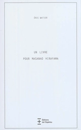 Un livre pour Masanao Hirayama - Eric Watier