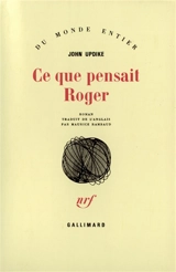 Ce que pensait Roger - John Updike