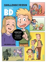 Crée ta première BD : format bloc, des tutos, 24 planches à remplir, des stickers - Greg Blondin