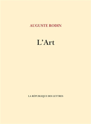 L'art - Auguste Rodin