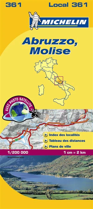 CARTE DEPARTEMENTALE ABRUZZO, MOLISE - Collectif