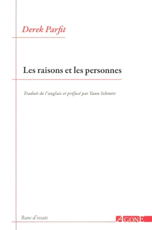 Les raisons et les personnes - Derek Parfit