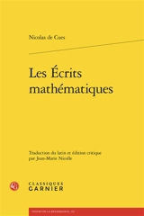 Les écrits mathématiques - Nicolas de Cusa