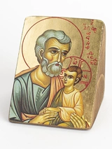 Icône à poser Saint Joseph - petit format - karatzas karatzas