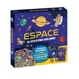 Espace & Système solaire : 1 puzzle de 100 pièces, 1 livre documentaire, 1 livre de jeux, 1 joli poster - Christine Aubouin