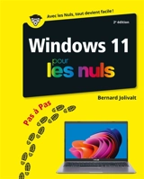 Windows 11 pas à pas pour les nuls - Bernard Jolivalt