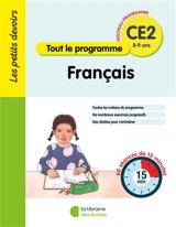 Français CE2, 8-9 ans : tout le programme : 60 séances de 20 minutes - Brigitte Guigui