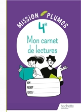 Mon carnet de lectures 4e - Isabelle Harbonnier-Valdher
