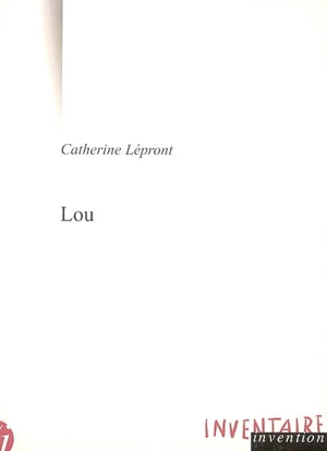 Lou - Catherine Lépront