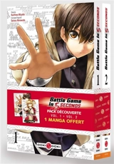Battle game in 5 seconds : pack découverte vol. 1 + vol. 2, 1 manga offert - Saizou Harawata