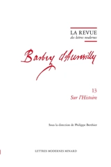 Barbey d'Aurevilly. Vol. 13. Sur l'histoire