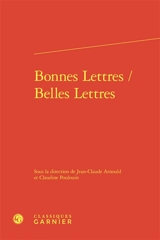 Bonnes lettres-belles lettres