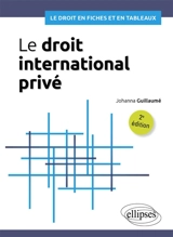 Le droit international privé en tableaux - Johanna Guillaumé