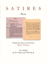 Satires - Perse