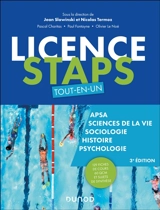 Licence Staps : tout-en-un : Apsa, sciences de la vie, sociologie, histoire, psychologie