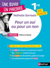 Nathalie Sarraute, Pour un oui ou pour un non : parcours théâtre et dispure : 1er bac français - Florence Renner