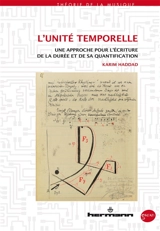 L'unité temporelle : une approche pour l'écriture de la durée et de sa quantification - Karim Haddad