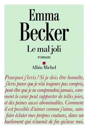 Le mal joli - Emma Becker