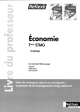 Economie terminale STMG : livre du professeur - Olivia Lenormand